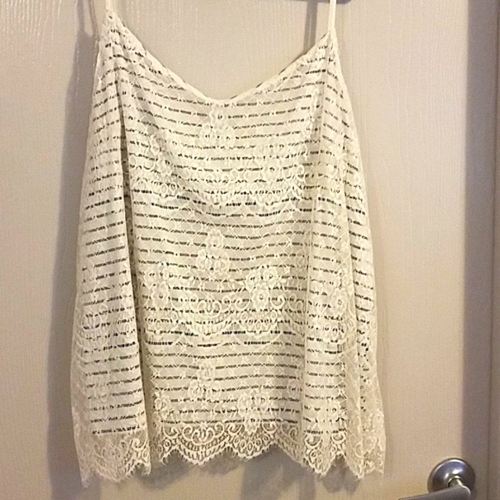 Maurice brand Plus size blouse sz 3X lace top $45